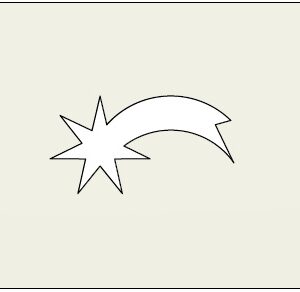 Gelli Print Schablone Grösse 206 x 103 mm